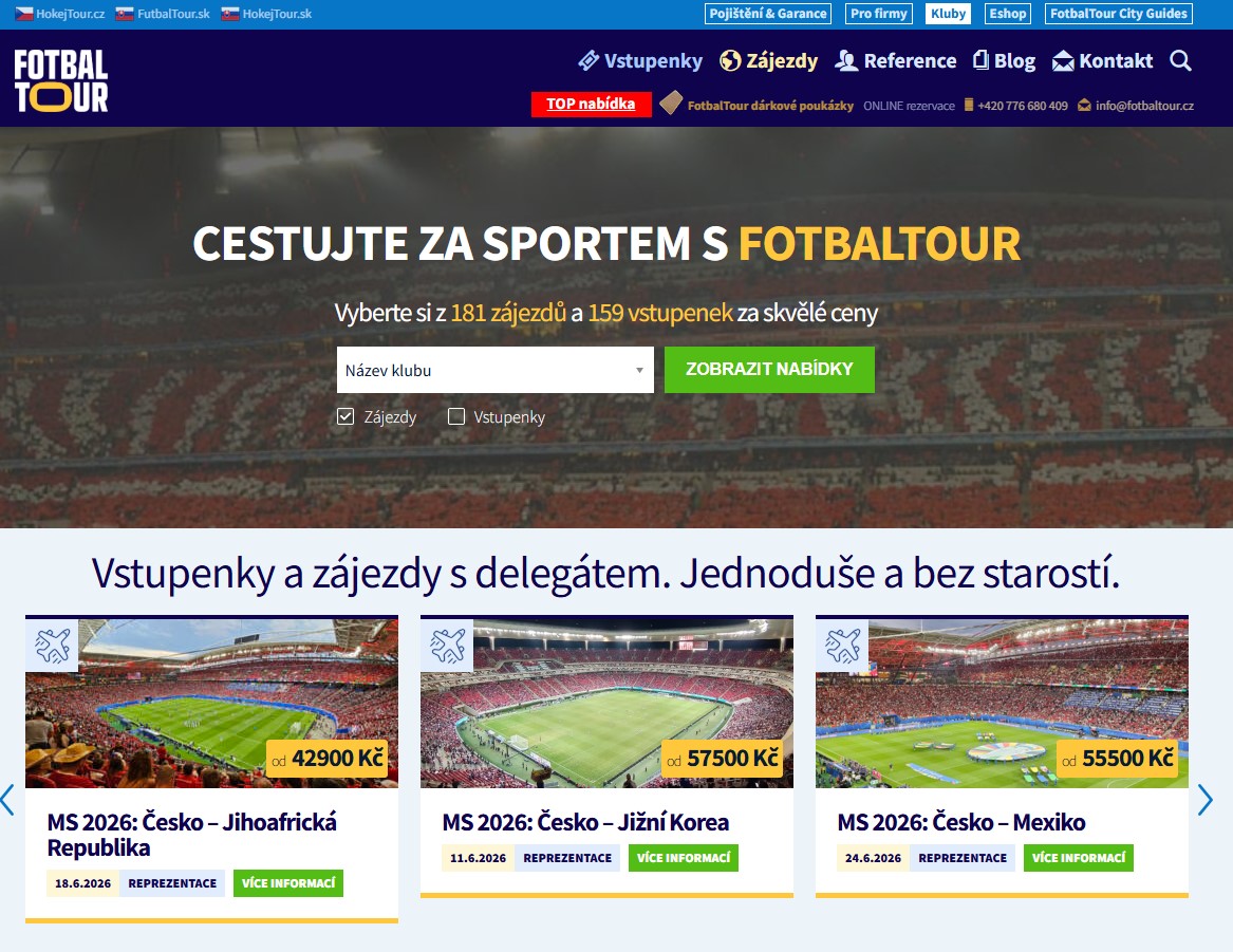 Fotbaltour Recenze
