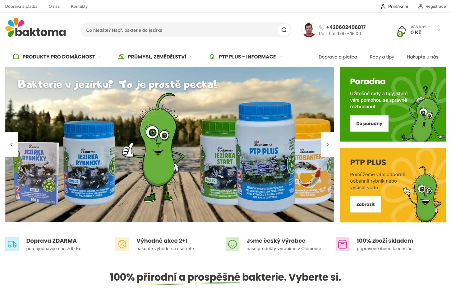 Baktoma Recenze